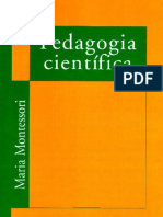 Pedagogia Cientifica - Maria Montessori