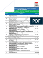 Brasil NORMAS BRASILEIRAS PARA AR CONDICIONADO E REFR PDF