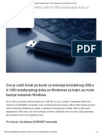 Kako Napraviti Bootabilni USB Ili USB Instalacijski Disk Za Windowse - PC CHIP PDF