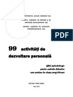 99de Activitati de Dezvoltare Personala