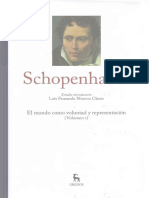 Moreno Claros, Luis Fernando - Estudio Introductorio Al Vol. ARTHUR SCHOPENHAUER - Grandes Pensadores