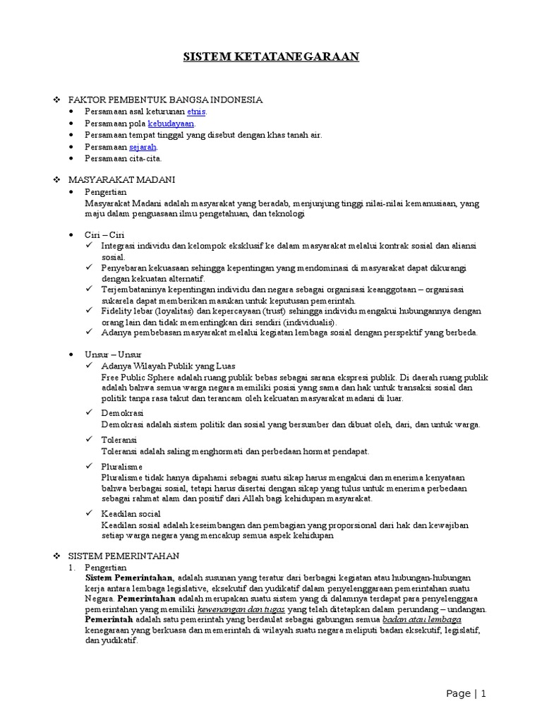 Contoh Soal Faktor Pembentuk Bangsa Indonesia Seputar Bentuk