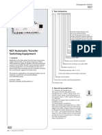 NZ7 Automatic Transfer Switching Equipment: 2. Type Designation