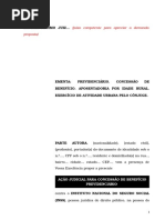 54.1- Pet. inicial - Concessão de aposentadoria por idade rural ao segurado especial que possui cônjuge que exerce atividade urbana.doc