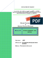 M05 Etablissement Des Métrés AC TSGO-BTP-TSGO