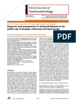 WJG-diagnosis and Management of Choledocholithiasis CBD