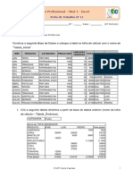 EXCEL 1 Ficha Tabelas Dinâmicas