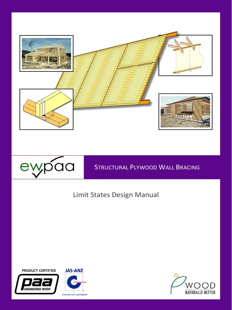 Ewpaa Structural Plywood Wall Bracing Framing (Construction) Plywood