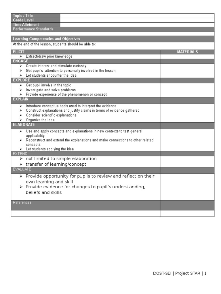 Performance Standards Topic / Title Grade Level Time Allotment PDF