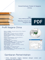 Desentralisasi Fiskal Di Negara China