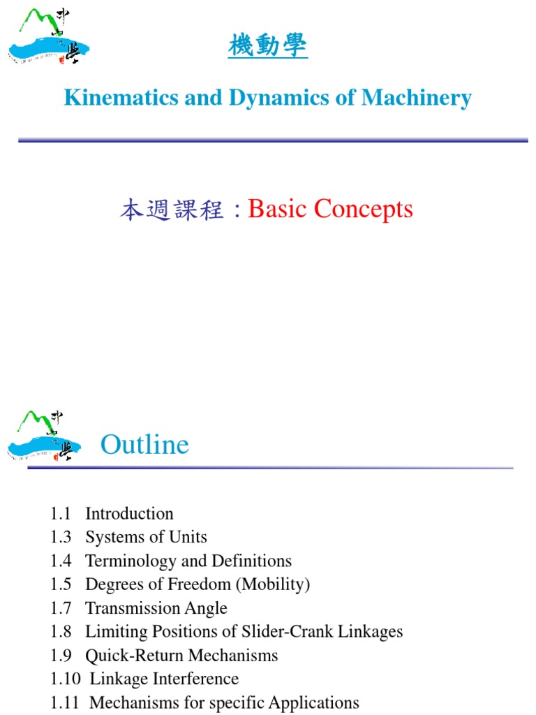 Kinematics and Dynamics of Machinery | PDF | Machine (Mechanical ...