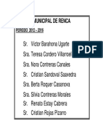 Concejales 2012-2016 Sin