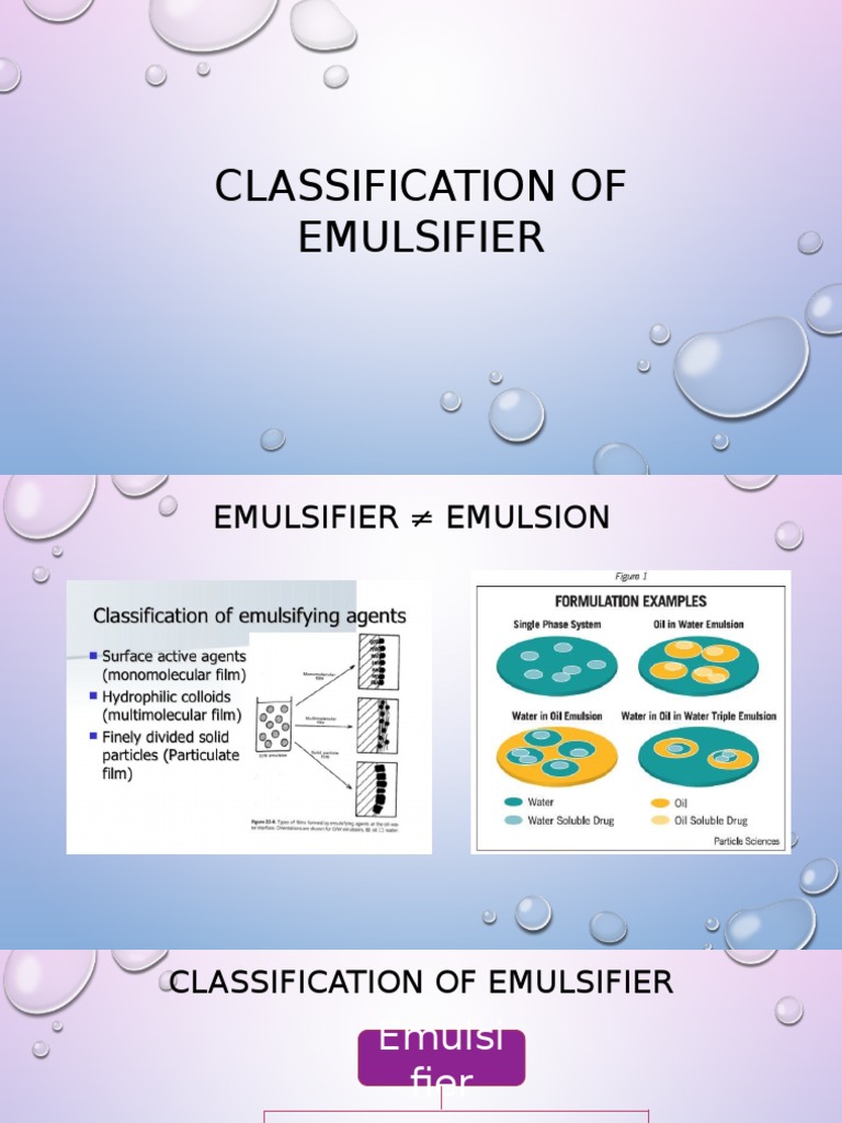 PDF) Food emulsifier fundamentals