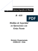 Reglamento Interno Específico de Minería: División Chuquicamata CODELCO - Chile