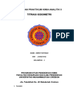 Laporan Praktikum Iodometri