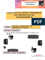 Construyo Mi Laptop Y Reconozco Los Dispositivos de Alamcenamiento