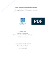 Development About Composite Homogenization in Static and in Dynamic - Application To UD Composite Materials