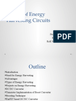Design of Energy Harvesting Circuits: Presented By: Mohd Yasir Roll No: 759554