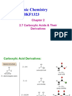 Chapter 2.7 Carboxylic Acids & Their Derivatives