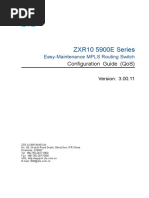 Zxr10 5900E Series: Configuration Guide (Qos)