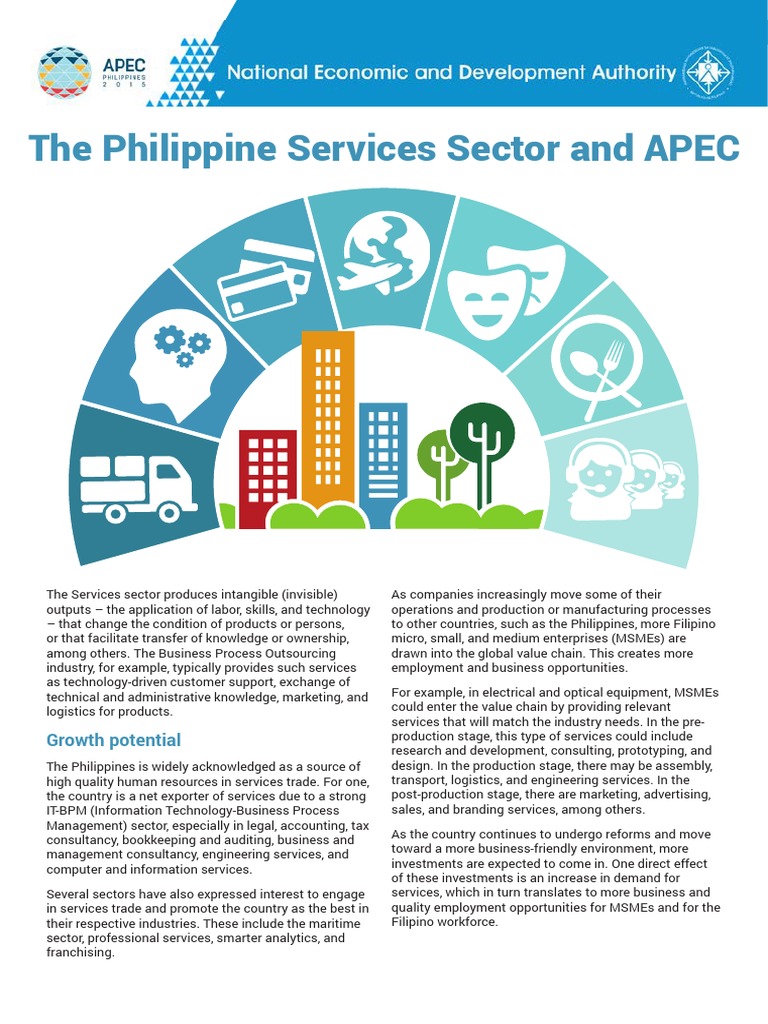 Philippine Services Sector Growth | PDF | Asia Pacific Economic ...