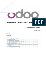 Odoo Functional Training v8 CRM PDF