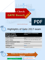 How To Check: GATE Result