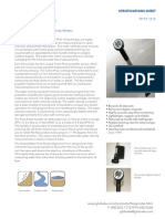 FP-01 1212 Digital Handheld Water Velocity Meters: Specifications Sheet