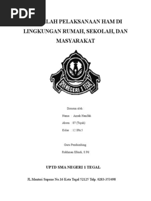 Contoh Pelanggaran Ham Di Lingkungan Sekolah Keluarga Dan Masyarakat Barisan Contoh