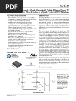 Automotive-Grade, Galvanically Isolated Current Sensor IC With Common-Mode Field Rejection in A Small-Footprint SOIC8 Package