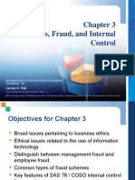 Chapter 3 Ethics, Fraud, and Internal Control: Introduction To Accounting Information Systems, 7e