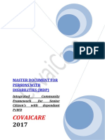 Covaicare: Master Document For Persons With Disabilities (MDP)