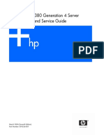 HP Proliant Dl380 Generation 4 Server Maintenance and Service Guide