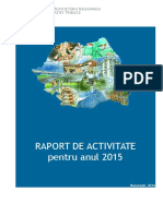 Raport de Activitate MDRAP 2015