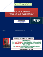 01. Perencanaan Evakuasi Kesehatan, Siklus Perencanaan (Dr. Drg. Syamsu Khaldun, M.kes)