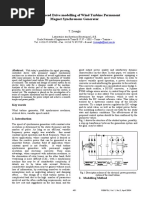 Variable Speed Drive Modelling of Wind Turbine Permanent Magnet Synchronous Generator