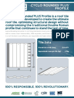 Cyclo Rounded Plus Profile: Tile Data