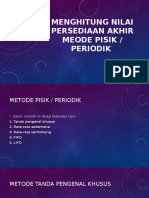 Menghitung Nilai Persediaan Akhir Meode Pisik