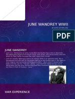 June Wandrey Wwii