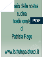 Ricettario Della Nostra Cucina Tradizionale PDF