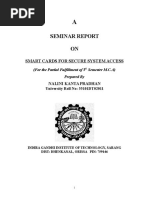 Seminar Report ON: Smart Cards For Secure System Access