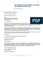 Ley Organica para Evitar La Especulacion Sobre El Valor de Las Tierras y Fijacion de Tributos