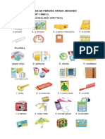 Singular (Reading and Writing) : Sintesis de Periodo Grado Segundo Vocabulary (Unit 1 and 2)