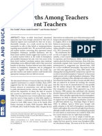 Neuromyths Among Teachers and Student Teachers: Eric Tardif, Pierre-André Doudin, and Nicolas Meylan