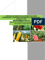 Cartilha de Receitas Alternativas Para Prevenção e Controle de Pragas e Doenças Na Agricultura