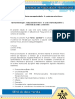 Evidencia 6 Estudio de Caso Oportunidades de Productos Colombianos