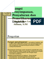 Fungsi Penyimpanan Dan Penyaluran Logistik