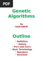 Genetic Algorithms: by Fatih BAYIR