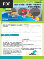 concrete solution to biodiversity loss