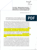 ARRUTI, José Maurício Andion. A Emergência Dos Remanescentes Notas para o Diálogo Entre Indígenas e Quilombolas